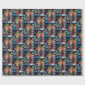 Cadeau Papier d'emballage Elf (Plat)