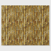 Cadeau Papier d'emballage en bambou de l'or 2A (Plat)