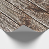 Cadeau papier d'emballage en bois affaissé (Coin)