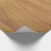 Cadeau Papier d'emballage en bois clair (Coin)