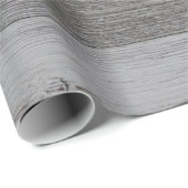 Cadeau Papier d'emballage en bois de grange rustique (Coin rond)