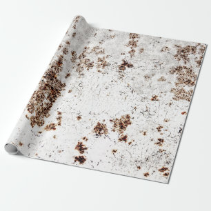 Cadeau papier d'emballage en métal rouillé