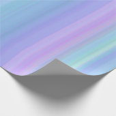 Cadeau Papier d'emballage en pastel de vert bleu pourpre (Coin)