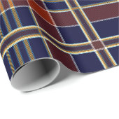 Cadeau papier d'emballage en plastique écossais (Coin rond)