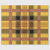 Cadeau papier d'emballage en plastique jaune (Plat)