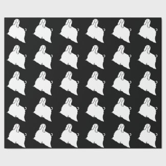 Cadeau Papier d'emballage en silhouette afghane