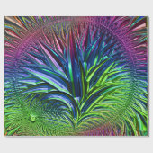 Cadeau Papier d'emballage en verre 5A de fractale (Plat)