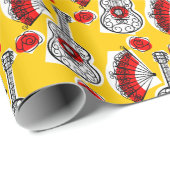 Cadeau Papier d'emballage espagnol Souvenirs (Coin rond)