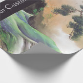 Cadeau Papier d'emballage fait sur commande d'art (Coin)