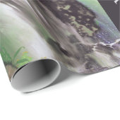 Cadeau Papier d'emballage fait sur commande d'art (Coin rond)