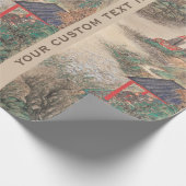 Cadeau Papier d'emballage fait sur commande d'art (Coin)