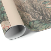 Cadeau Papier d'emballage fait sur commande d'art (Coin rond)