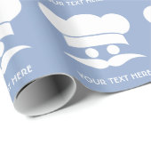 Cadeau Papier d'emballage fait sur commande de CHEF (Coin rond)