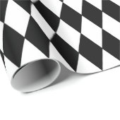 Cadeau Papier d'emballage fait sur commande de diamant (Coin rond)