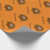 Cadeau Papier d'emballage fait sur commande de dinde de (Coin)