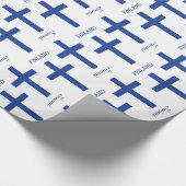 Cadeau Papier d'emballage fait sur commande de drapeau (Coin)