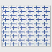 Cadeau Papier d'emballage fait sur commande de drapeau (Plat)