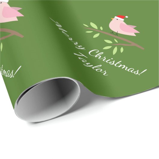 Cadeau Papier d'emballage fait sur commande de Noël (Coin rond)