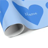 Cadeau Papier d'emballage fait sur commande de Valentine (Coin rond)