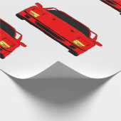 Cadeau Papier d'emballage fait sur commande "de voiture (Coin)