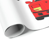 Cadeau Papier d'emballage fait sur commande "de voiture (Coin rond)