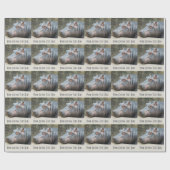 Cadeau Papier d'emballage fait sur commande d'hippopotame (Plat)