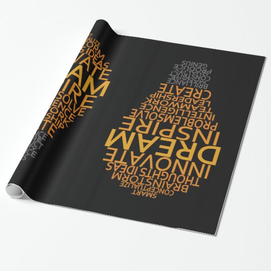 Cadeau Papier d'emballage fait sur commande inspiré (Déroulé)