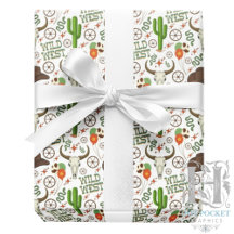 Papier d'emballage Far West