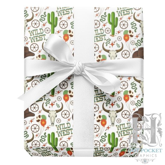 Cadeau Papier d'emballage Far West
