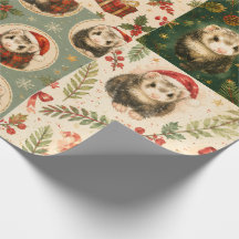 Papier d'emballage Ferret Christmas Montague