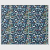 Cadeau Papier d'emballage festif joyeux (Plat)