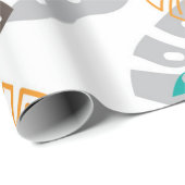 Cadeau papier d'emballage feuille (Coin rond)