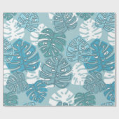 Cadeau papier d'emballage feuille bleu (Plat)