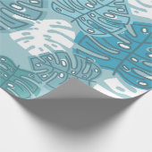 Cadeau papier d'emballage feuille bleu (Coin)