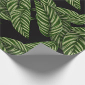 Cadeau papier d'emballage feuille jungle (Coin)