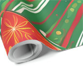 Cadeau papier d'emballage fiesta patchwork (Coin rond)