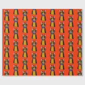 Cadeau Papier d'emballage Figaro le chat (Plat)