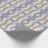 Cadeau Papier d'emballage fleur minimal (Coin)