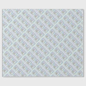 Cadeau Papier d'emballage fleur Smeraldo (Plat)