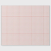 Cadeau Papier d'emballage fleurs rouges bleues et roses (Plat)