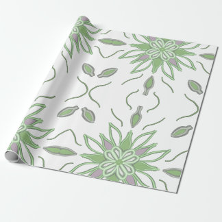 Cadeau Papier d'emballage floral