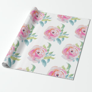 Cadeau Papier d'emballage floral actuel stupide