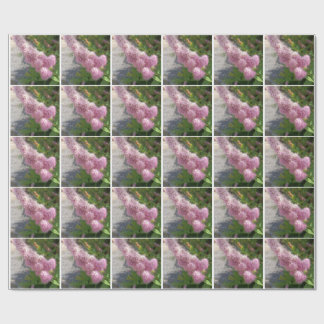 Cadeau Papier d'emballage floral botanique à fleurs de li