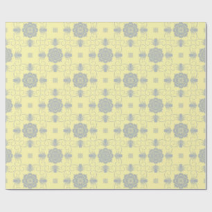 Cadeau Papier d'emballage floral élégant Flora Royale