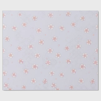 Cadeau Papier d'emballage floral Sakura & Shippo japonais