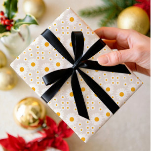Cadeau Papier d'emballage floral Sunny Daisy