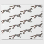 Cadeau Papier d'emballage Fox (Plat)