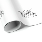 Cadeau Papier d'emballage - future Mme (Coin rond)