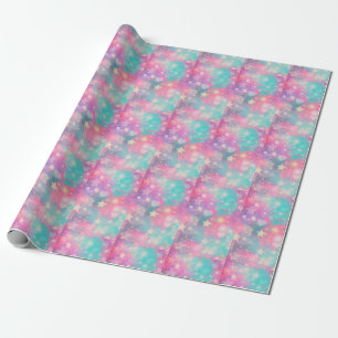 CADEAU PAPIER D'EMBALLAGE GALAXIE PASTEL DE RÊVE-PARFAIT