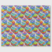 Cadeau Papier d'emballage - Gâteaux de fierté 1 (Plat)